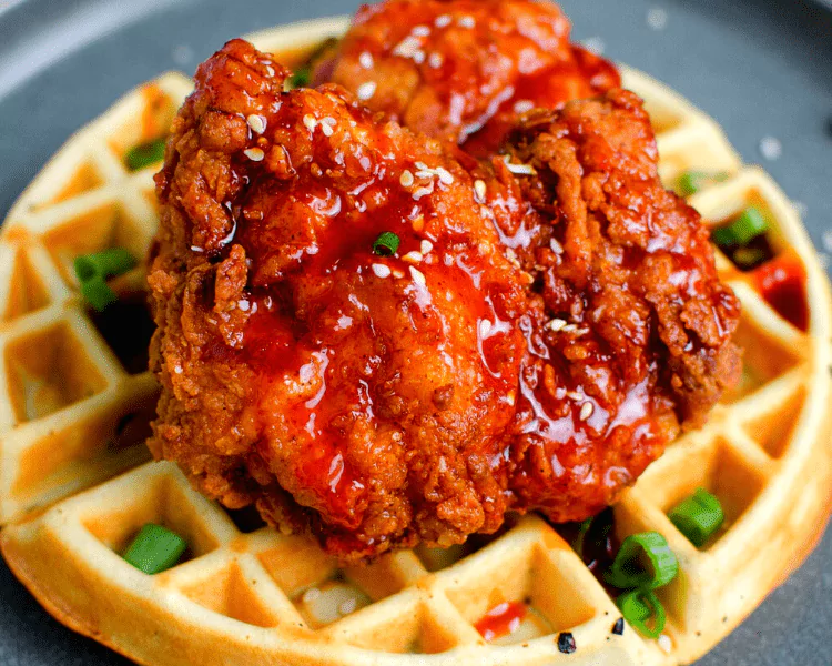 Easy Korean Chicken and Waffles Recipe Wasian Cookery
