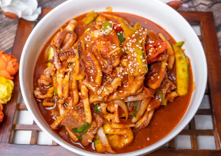Spicy Korean Squid Stir Fry