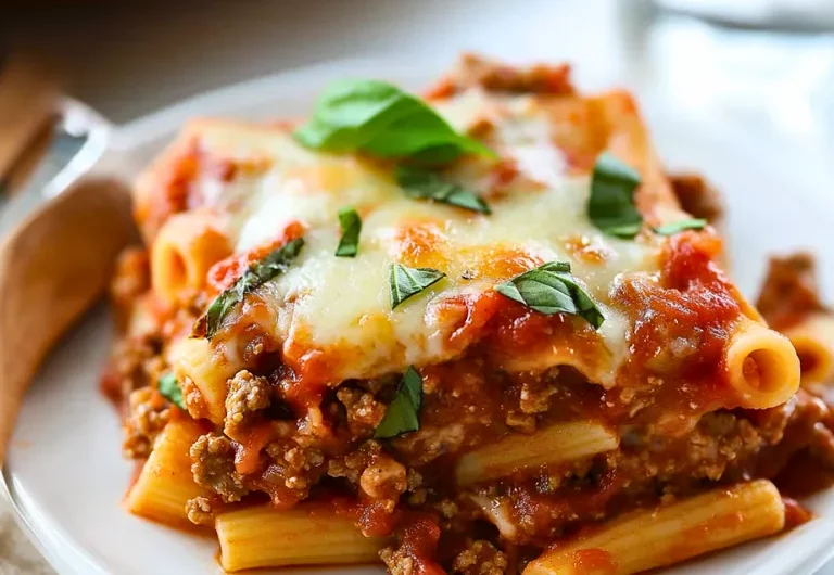 Baked Ziti With Ground Beef