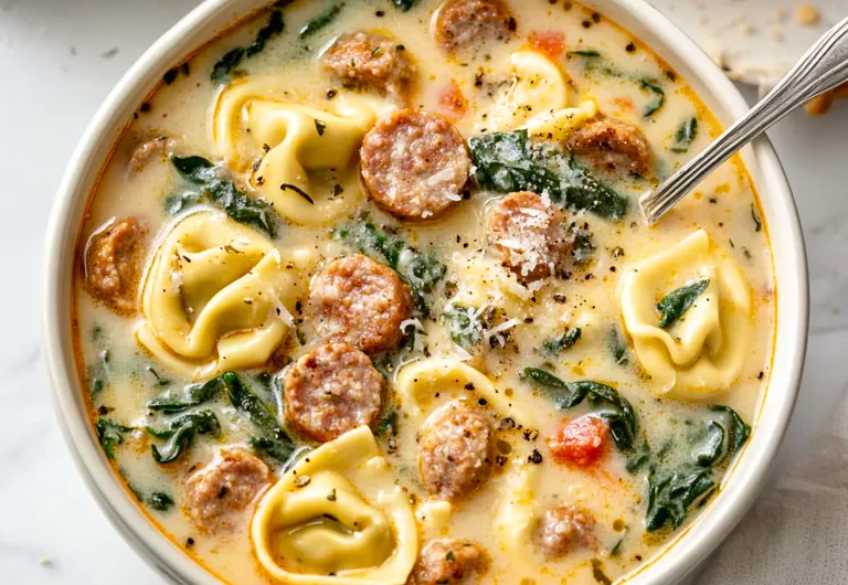 Sausage Tortellini Soup