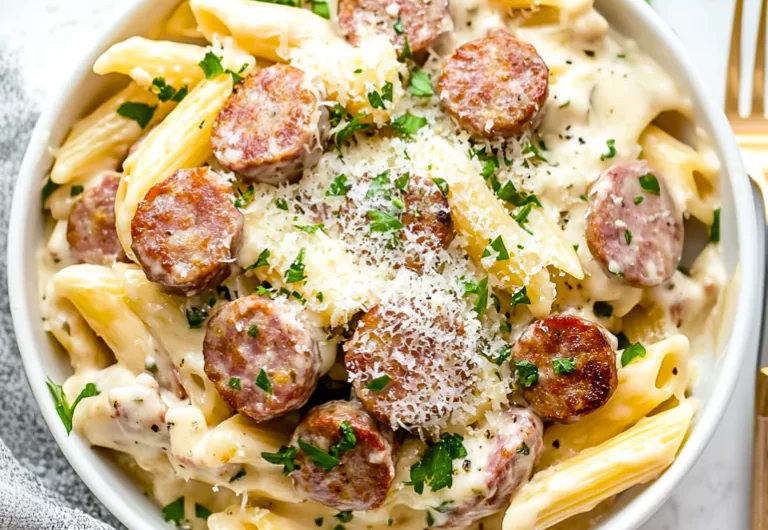 Sausage Alfredo Pasta