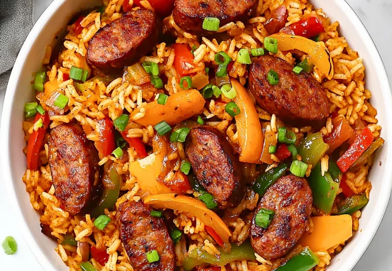 Cajun Sausage And Rice Skillet