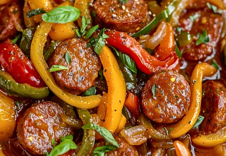 Crockpot Sausage and Peppers