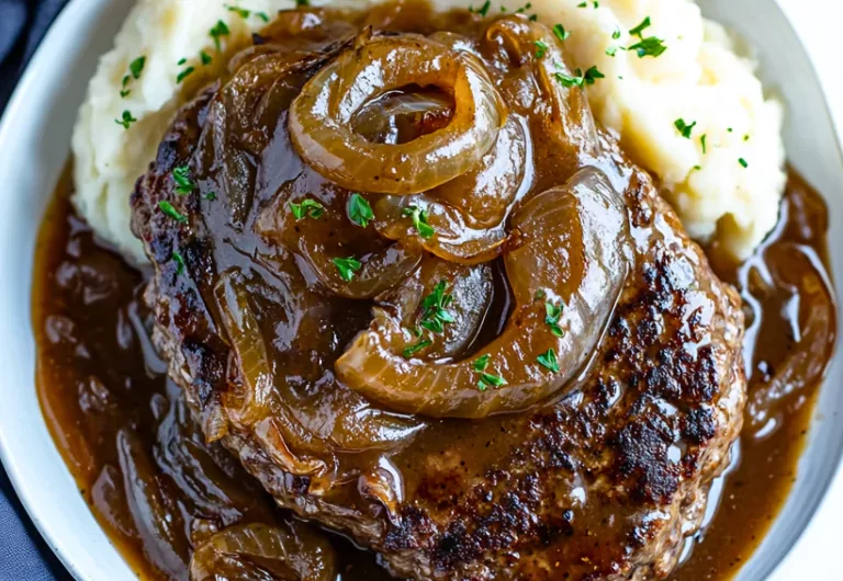 Hamburger Steaks with Onion Gravy