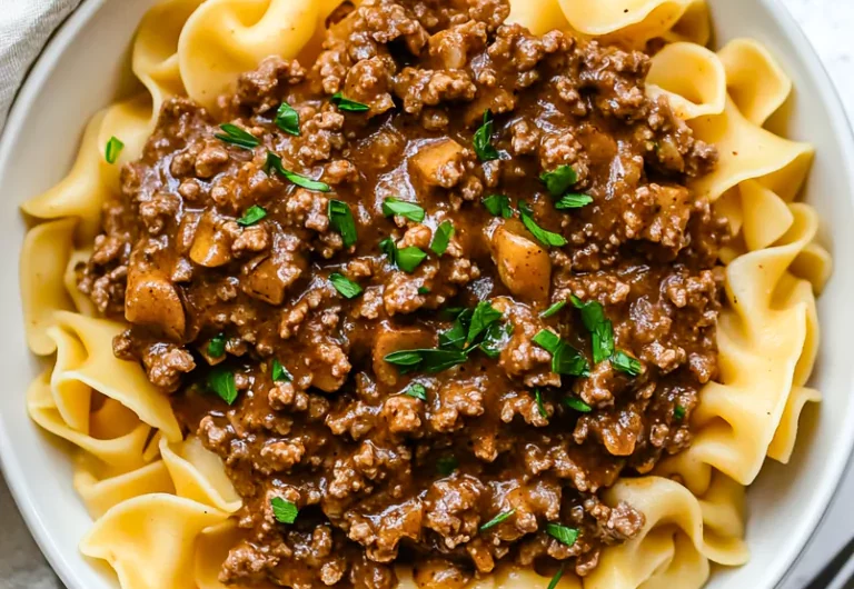 Ground Beef Stroganoff