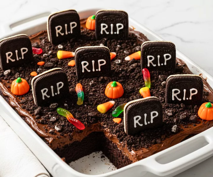 Graveyard Brownies