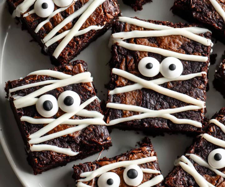 Spooky Mummy Brownies Recipe
