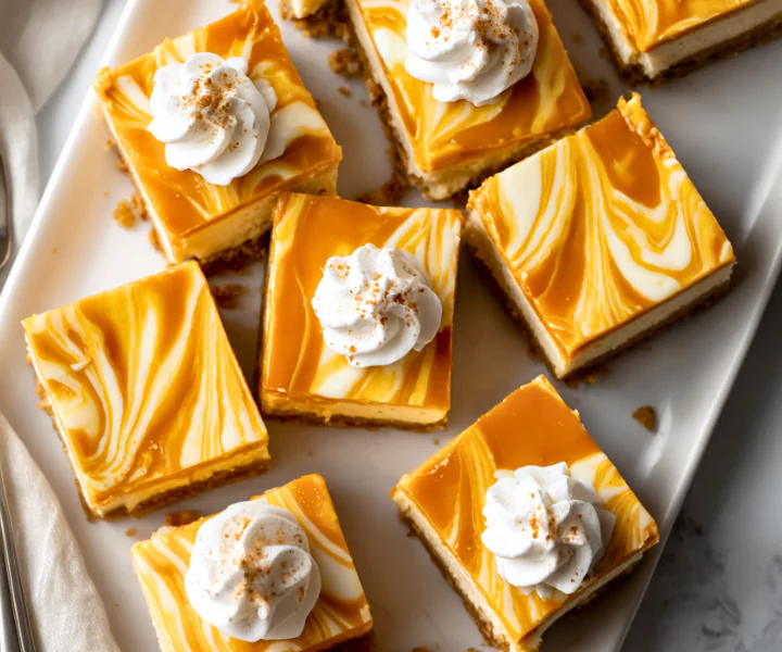 Pumpkin Cheesecake Bars Recipe