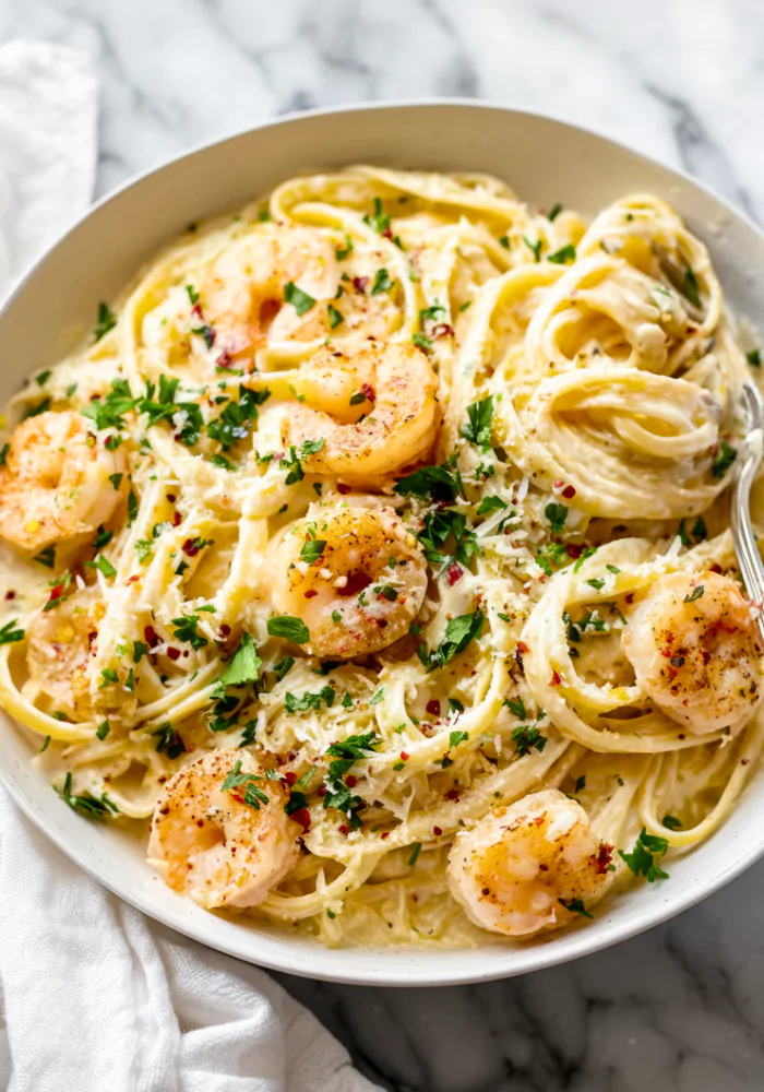 Shrimp Alfredo Pasta
