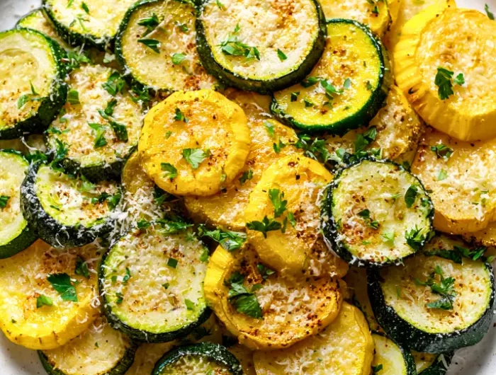 Oven Roasted Zucchini and Squash