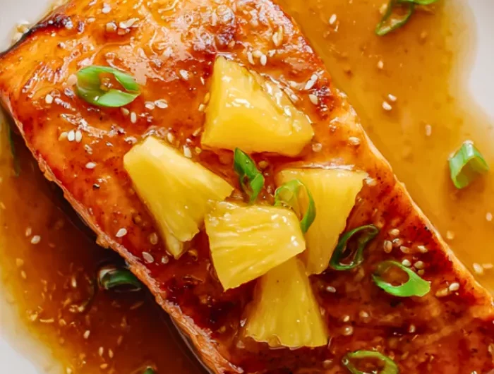 Honey Pineapple Salmon