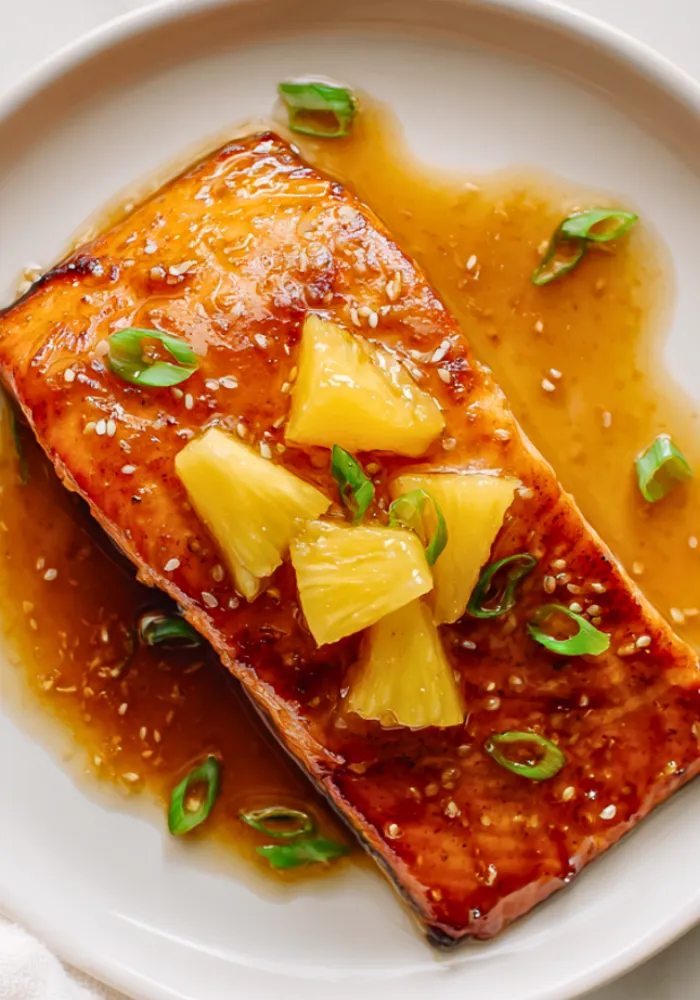 Honey Pineapple Salmon