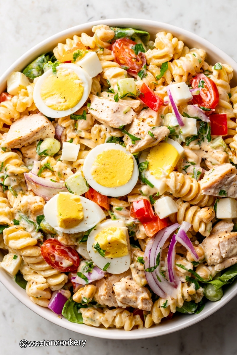 High Protein Pasta Salad Recipe
