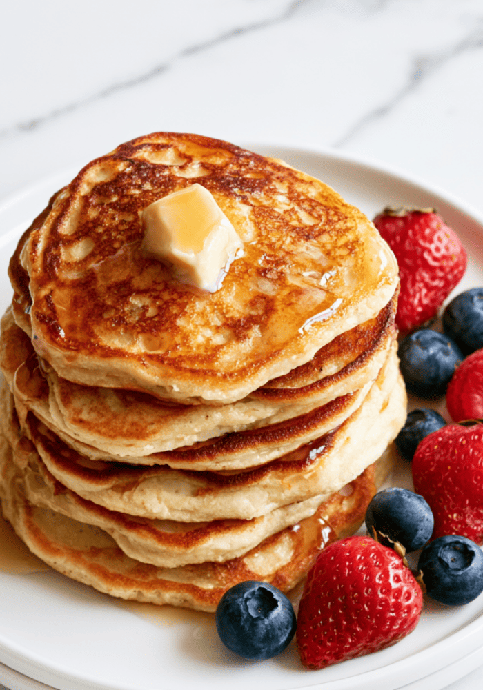 Keto cottage cheese pancakes